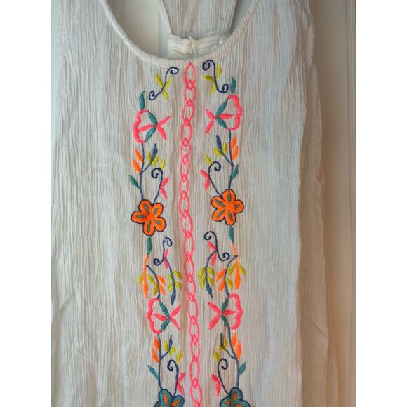 Shrinking Violet Embroidered RacerbackTank Womens XS - Picture 2 of 4